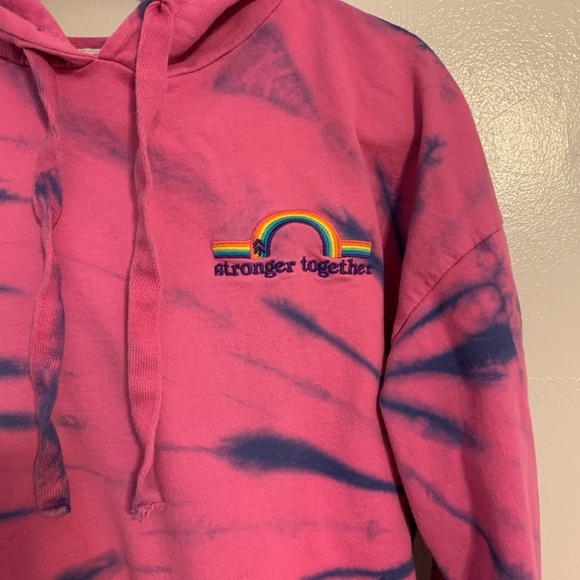 Barry’s Bootcamp Tie Dye Pride Hoodie Sweatshirt - Picture 2 of 4